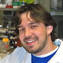 Portrait of Brad in the lab